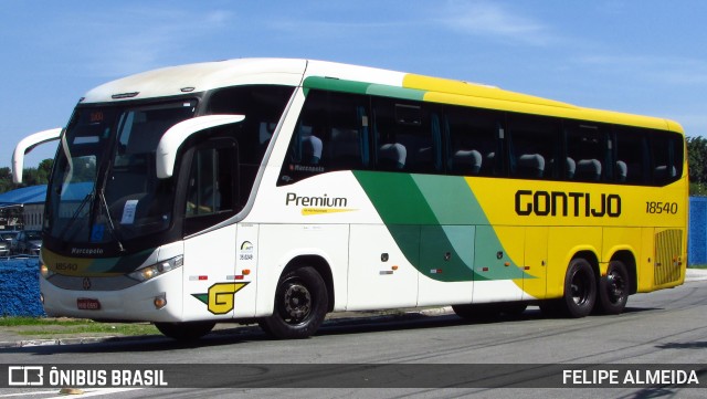 Empresa Gontijo de Transportes 18540 na cidade de São Paulo, São Paulo, Brasil, por FELIPE ALMEIDA. Número da foto: #11004614.