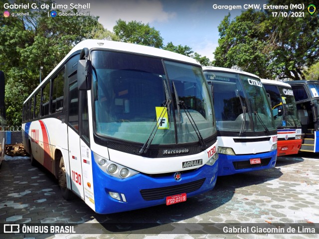 CMW Transportes 1130 na cidade de Extrema, Minas Gerais, Brasil, por Gabriel Giacomin de Lima. Número da foto: #11004221.
