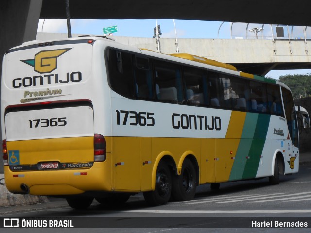 Empresa Gontijo de Transportes 17365 na cidade de Belo Horizonte, Minas Gerais, Brasil, por Hariel Bernades. ID da foto: 11004817.