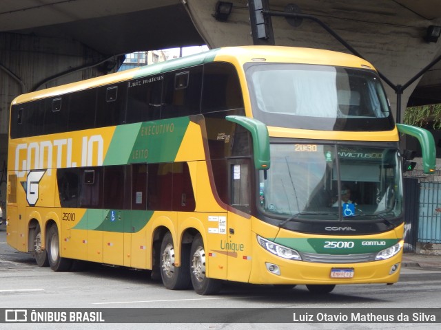Empresa Gontijo de Transportes 25010 na cidade de Belo Horizonte, Minas Gerais, Brasil, por Luiz Otavio Matheus da Silva. Número da foto: #11004531.
