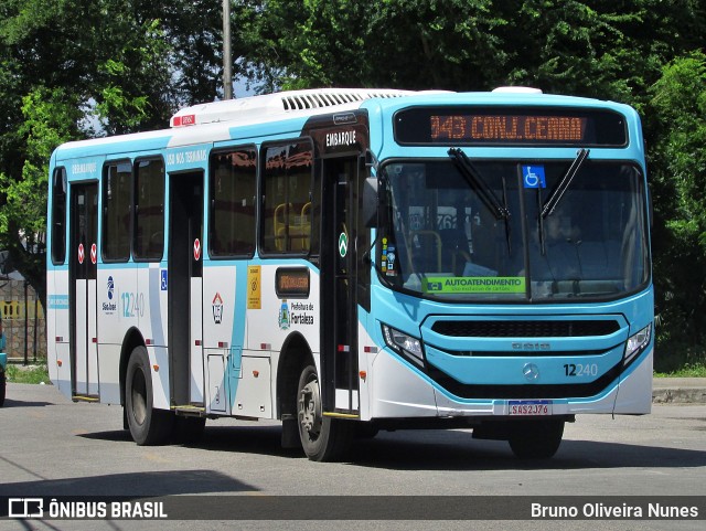 Auto Viação São José 12240 na cidade de Fortaleza, Ceará, Brasil, por Bruno Oliveira Nunes. Número da foto: #11005255.