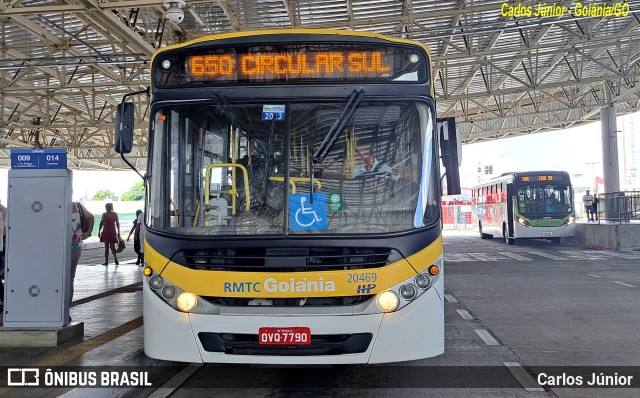 HP Transportes Coletivos 20469 na cidade de Goiânia, Goiás, Brasil, por Carlos Júnior. Número da foto: #11004646.