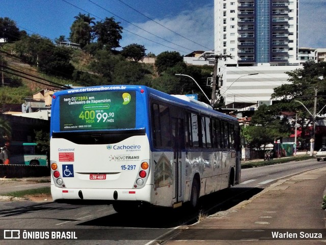Viação Flecha Branca 15-297 na cidade de Cachoeiro de Itapemirim, Espírito Santo, Brasil, por Warlen Souza. Número da foto: #11003348.