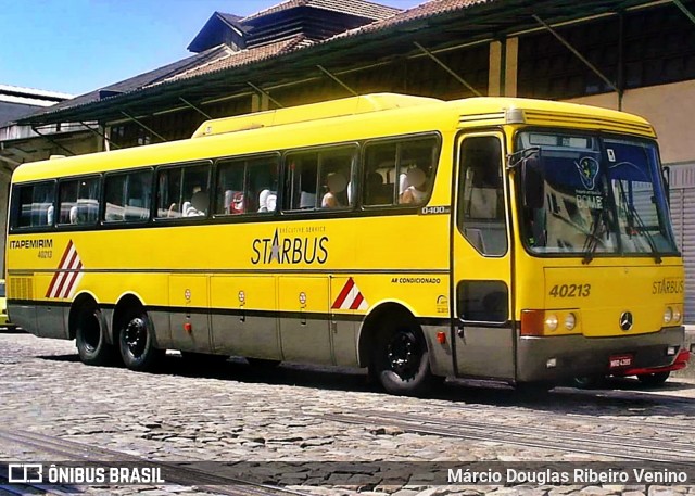 Viação Itapemirim 40213 na cidade de Rio de Janeiro, Rio de Janeiro, Brasil, por Márcio Douglas Ribeiro Venino. ID da foto: 11005383.