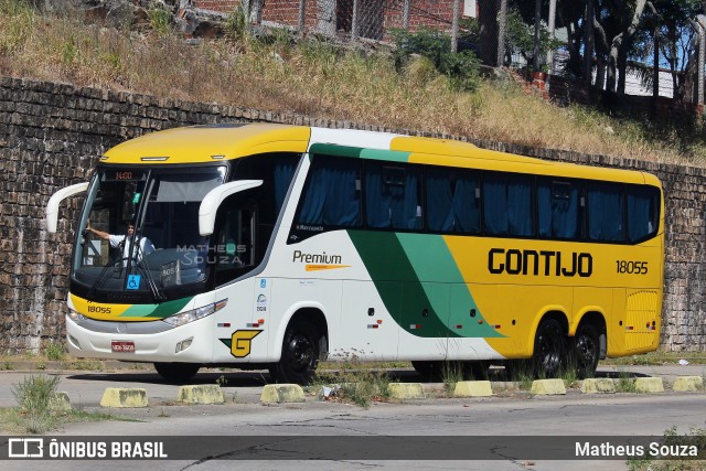 Empresa Gontijo de Transportes 18055 na cidade de Natal, Rio Grande do Norte, Brasil, por Matheus Souza. ID da foto: 11005030.