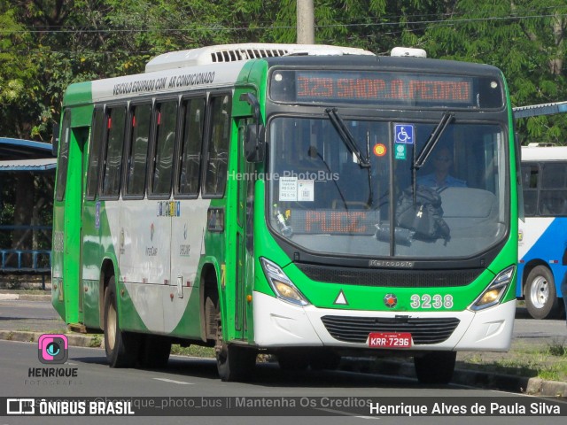 VB Transportes e Turismo 3238 na cidade de Campinas, São Paulo, Brasil, por Henrique Alves de Paula Silva. Número da foto: #11005952.