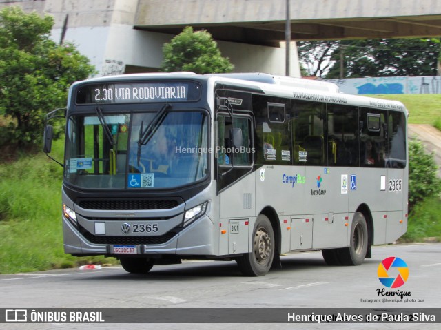 Expresso CampiBus 2365 na cidade de Campinas, São Paulo, Brasil, por Henrique Alves de Paula Silva. Número da foto: #11005862.
