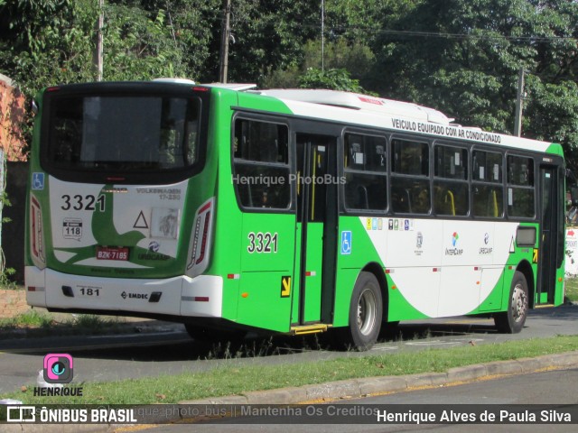VB Transportes e Turismo 3321 na cidade de Campinas, São Paulo, Brasil, por Henrique Alves de Paula Silva. Número da foto: #11005953.