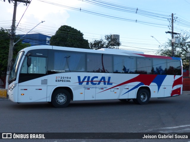 VICAL - Viação Caravelas Ltda. > Vical Tur 2720194 na cidade de Manaus, Amazonas, Brasil, por Jeison Gabriel Souza. ID da foto: 11003269.