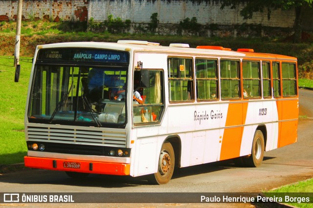 Rápido Goiás 1199 na cidade de Anápolis, Goiás, Brasil, por Paulo Henrique Pereira Borges. Número da foto: #11004663.