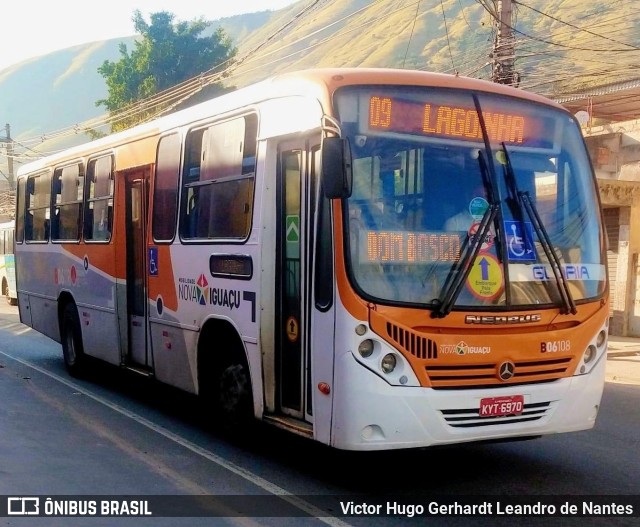 Expresso Nossa Senhora da Glória B06108 na cidade de Nova Iguaçu, Rio de Janeiro, Brasil, por Victor Hugo Gerhardt Leandro de Nantes. Número da foto: #11052464.
