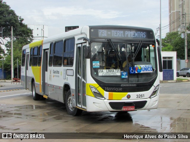 Viação Campo dos Ouros 3261 na cidade de Guarulhos, São Paulo, Brasil, por Henrique Alves de Paula Silva. ID da foto: 11053263.