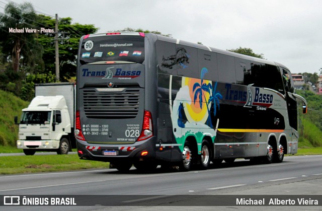 TransBasso Transporte e Turismo 028 na cidade de Embu das Artes, São Paulo, Brasil, por Michael  Alberto Vieira. Número da foto: #11052633.
