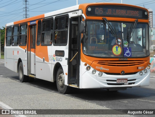 Expresso Nossa Senhora da Glória B06086 na cidade de Nova Iguaçu, Rio de Janeiro, Brasil, por Augusto César. Número da foto: #11051635.