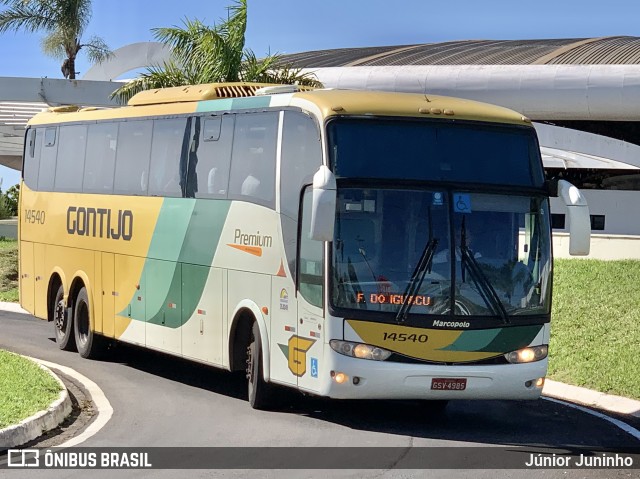 Empresa Gontijo de Transportes 14540 na cidade de Marília, São Paulo, Brasil, por Júnior Juninho. ID da foto: 11051880.