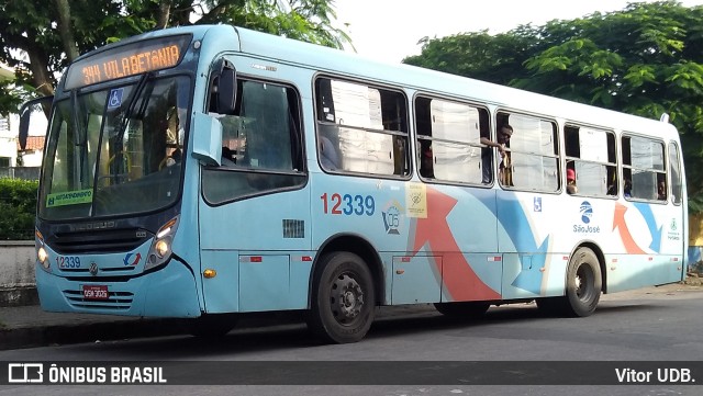 Auto Viação São José 12339 na cidade de Fortaleza, Ceará, Brasil, por Vitor UDB.. Número da foto: #11051719.