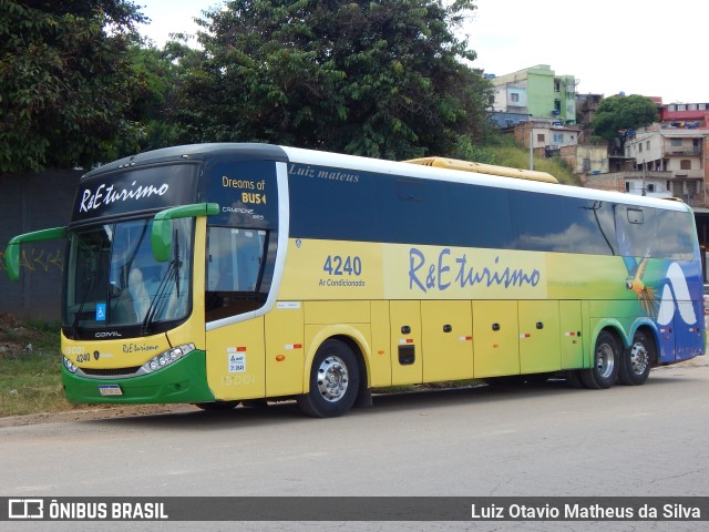 R&E Turismo 4240 na cidade de Belo Horizonte, Minas Gerais, Brasil, por Luiz Otavio Matheus da Silva. ID da foto: 11052562.