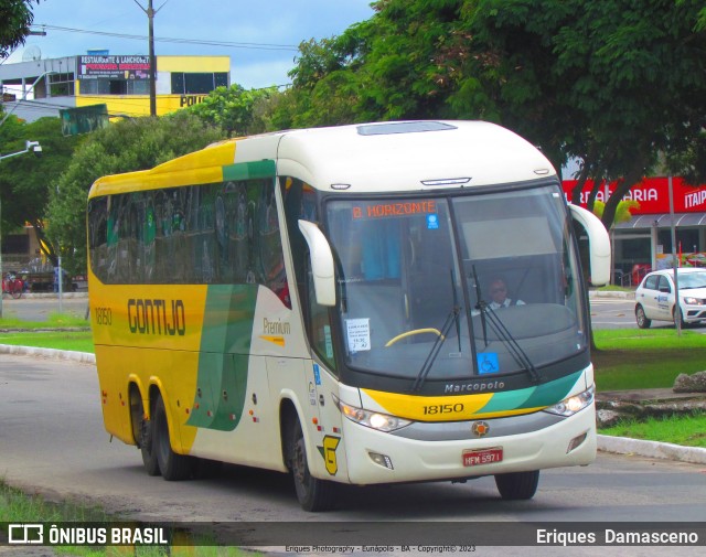 Empresa Gontijo de Transportes 18150 na cidade de Eunápolis, Bahia, Brasil, por Eriques  Damasceno. Número da foto: #11051701.
