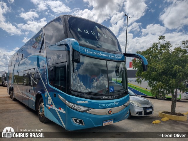 Carvalho Tur Transportes e Turismo 1009 na cidade de Caruaru, Pernambuco, Brasil, por Leon Oliver. ID da foto: 11051868.