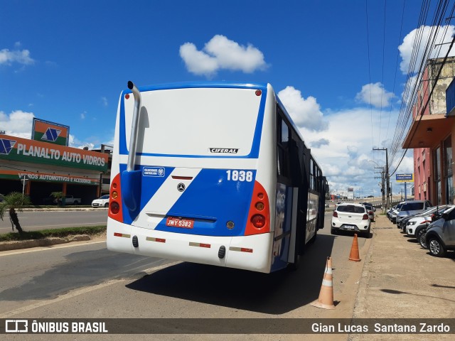 Transvida Transporte Coletivo 1838 na cidade de Ji-Paraná, Rondônia, Brasil, por Gian Lucas  Santana Zardo. Número da foto: #11052608.