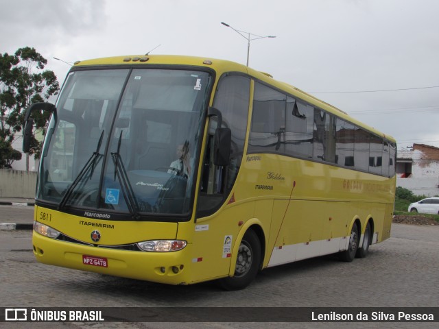 Viação Itapemirim 5811 na cidade de Caruaru, Pernambuco, Brasil, por Lenilson da Silva Pessoa. Número da foto: #11052900.