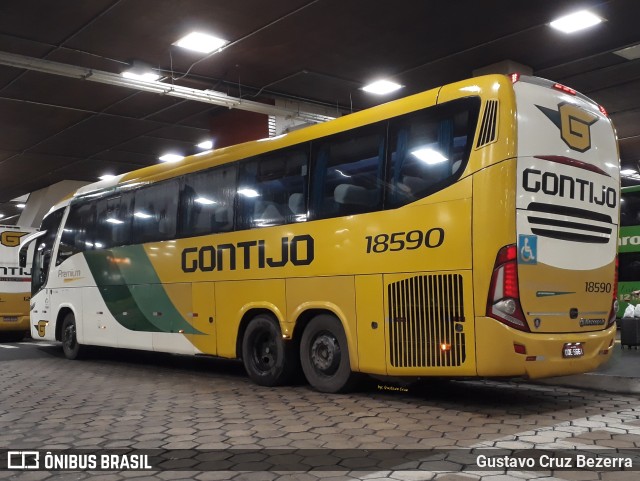 Empresa Gontijo de Transportes 18590 na cidade de Belo Horizonte, Minas Gerais, Brasil, por Gustavo Cruz Bezerra. Número da foto: #11051146.