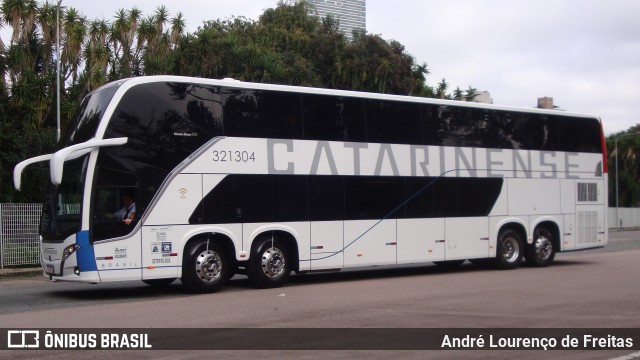 Auto Viação Catarinense 321304 na cidade de Curitiba, Paraná, Brasil, por André Lourenço de Freitas. Número da foto: #11052935.