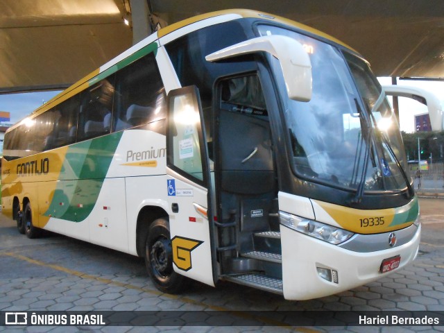 Empresa Gontijo de Transportes 19335 na cidade de Belo Horizonte, Minas Gerais, Brasil, por Hariel Bernades. ID da foto: 11051899.