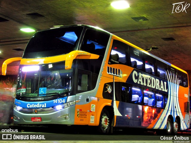 Catedral Turismo 14104 na cidade de Belo Horizonte, Minas Gerais, Brasil, por César Ônibus. ID da foto: 11053081.