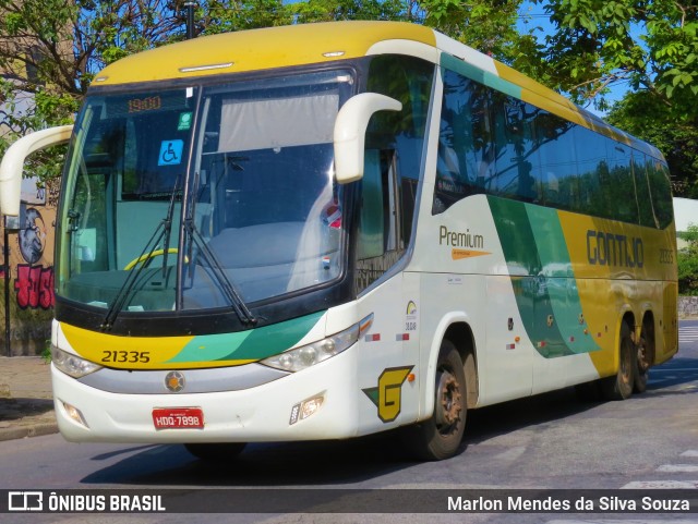 Empresa Gontijo de Transportes 21335 na cidade de Belo Horizonte, Minas Gerais, Brasil, por Marlon Mendes da Silva Souza. Número da foto: #11054680.