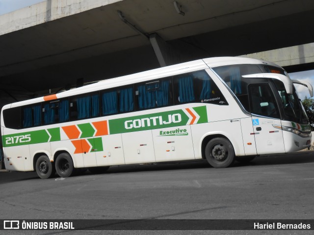 Empresa Gontijo de Transportes 21725 na cidade de Belo Horizonte, Minas Gerais, Brasil, por Hariel Bernades. ID da foto: 11054657.