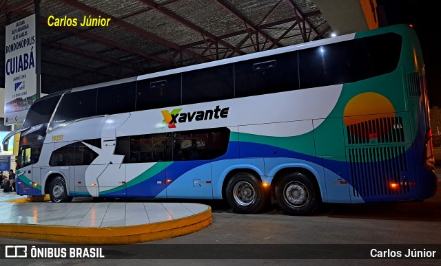 Viação Xavante 19257 na cidade de Goiânia, Goiás, Brasil, por Carlos Júnior. Número da foto: #11054880.