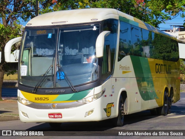 Empresa Gontijo de Transportes 18825 na cidade de Belo Horizonte, Minas Gerais, Brasil, por Marlon Mendes da Silva Souza. ID da foto: 11054807.