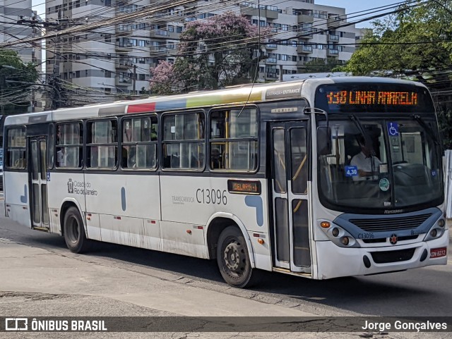Transportes Barra C13096 na cidade de Rio de Janeiro, Rio de Janeiro, Brasil, por Jorge Gonçalves. Número da foto: #11054124.