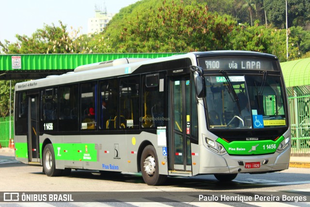 Viação Santa Brígida 1 1456 na cidade de São Paulo, São Paulo, Brasil, por Paulo Henrique Pereira Borges. Número da foto: #11054647.