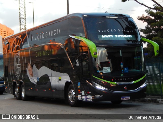 Viação Garcia 87109 na cidade de São Paulo, São Paulo, Brasil, por Guilherme Arruda. Número da foto: #11054842.