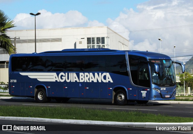 Viação Águia Branca 21730 na cidade de Vitória, Espírito Santo, Brasil, por Leonardo Fidelli. ID da foto: 11054982.