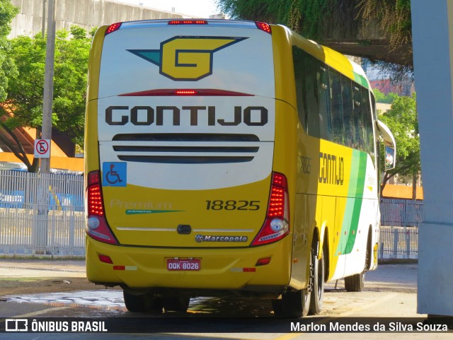 Empresa Gontijo de Transportes 18825 na cidade de Belo Horizonte, Minas Gerais, Brasil, por Marlon Mendes da Silva Souza. ID da foto: 11054570.