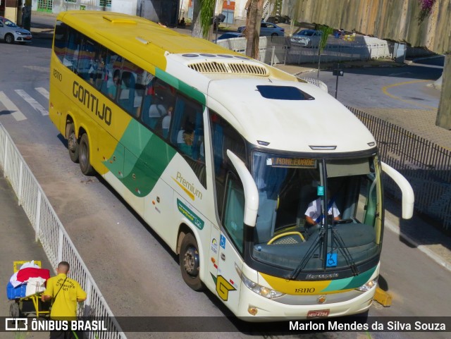 Empresa Gontijo de Transportes 18110 na cidade de Belo Horizonte, Minas Gerais, Brasil, por Marlon Mendes da Silva Souza. ID da foto: 11054739.