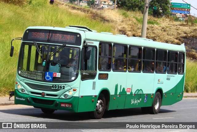 Coletur Coletivos Urbanos 40262 na cidade de Belo Horizonte, Minas Gerais, Brasil, por Paulo Henrique Pereira Borges. Número da foto: #11054612.