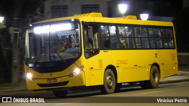 Gidion Transporte e Turismo 11601 na cidade de Joinville, Santa Catarina, Brasil, por Vinicius Petris. ID da foto: 11056039.