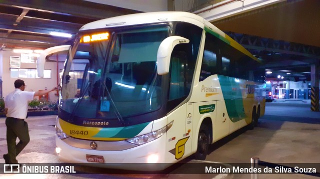 Empresa Gontijo de Transportes 18440 na cidade de Rio de Janeiro, Rio de Janeiro, Brasil, por Marlon Mendes da Silva Souza. ID da foto: 11054465.