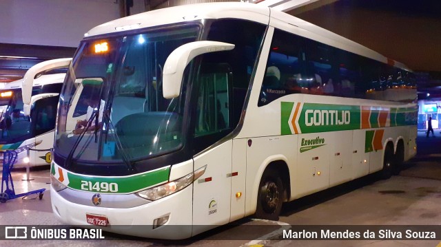 Empresa Gontijo de Transportes 21490 na cidade de Rio de Janeiro, Rio de Janeiro, Brasil, por Marlon Mendes da Silva Souza. Número da foto: #11054469.
