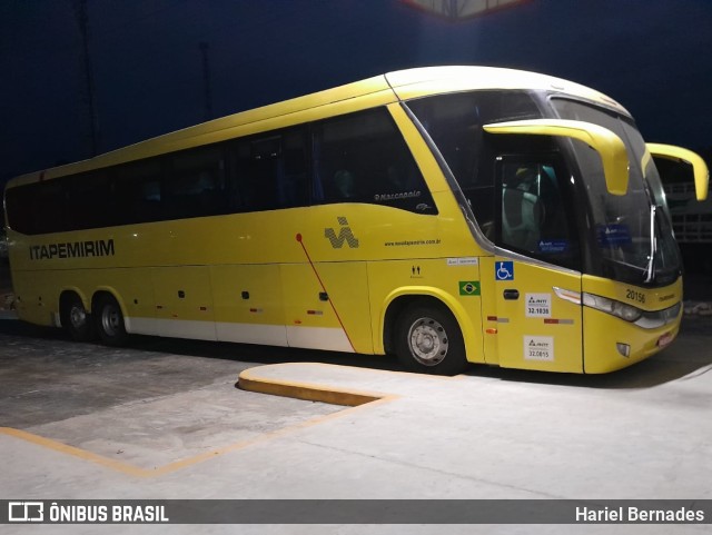 Viação Itapemirim 20156 na cidade de Registro, São Paulo, Brasil, por Hariel Bernades. Número da foto: #11055857.