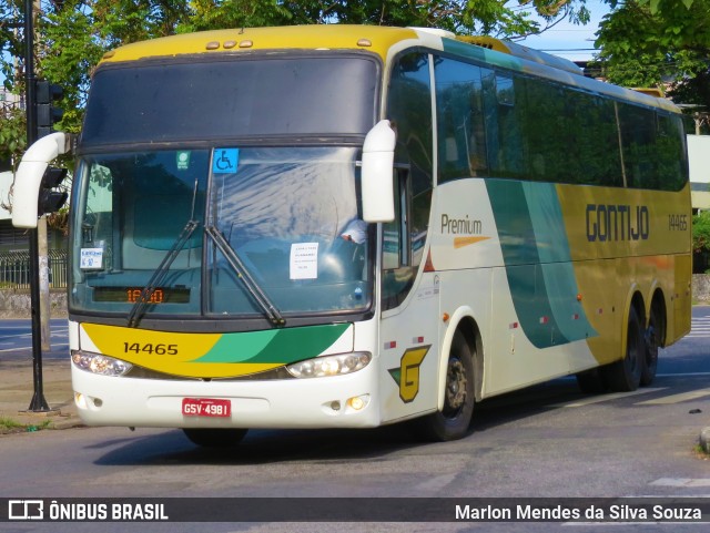 Empresa Gontijo de Transportes 14465 na cidade de Belo Horizonte, Minas Gerais, Brasil, por Marlon Mendes da Silva Souza. Número da foto: #11054580.
