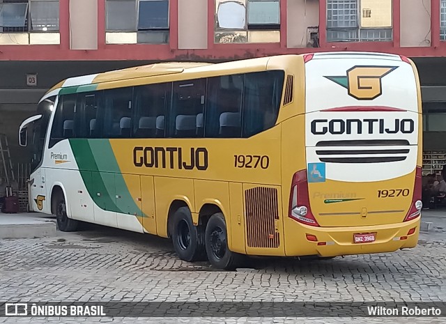 Empresa Gontijo de Transportes 19270 na cidade de Governador Valadares, Minas Gerais, Brasil, por Wilton Roberto. ID da foto: 11053841.