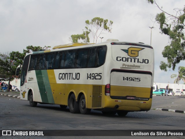 Empresa Gontijo de Transportes 14925 na cidade de Caruaru, Pernambuco, Brasil, por Lenilson da Silva Pessoa. ID da foto: 11056119.