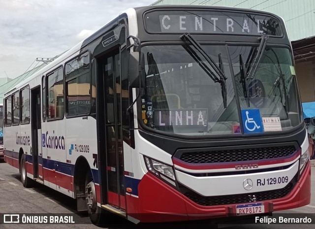 Empresa de Transportes Limousine Carioca RJ 129.009 na cidade de Duque de Caxias, Rio de Janeiro, Brasil, por Felipe Bernardo. Número da foto: #11056754.
