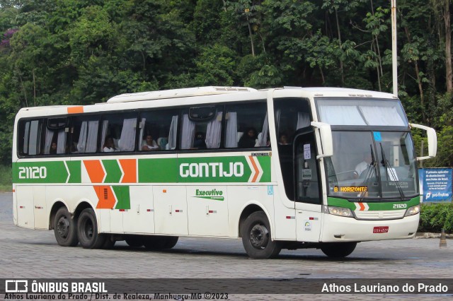 Empresa Gontijo de Transportes 21120 na cidade de Manhuaçu, Minas Gerais, Brasil, por Athos Lauriano do Prado. ID da foto: 11057840.