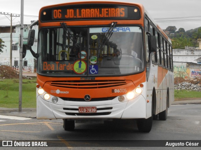 Expresso Nossa Senhora da Glória B06005 na cidade de Nova Iguaçu, Rio de Janeiro, Brasil, por Augusto César. Número da foto: #11056935.